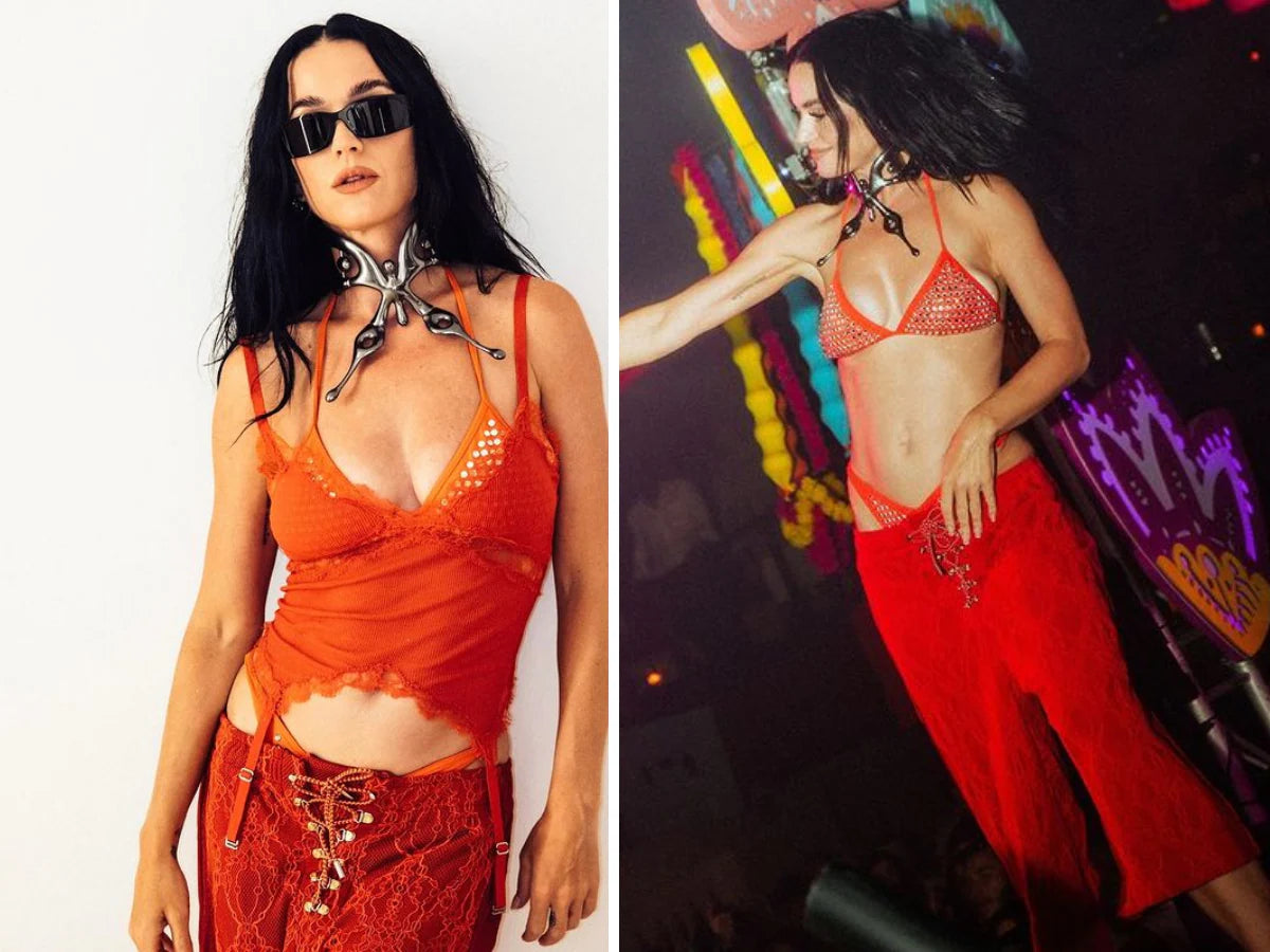 Chanel Vintage 1995 Barbie Red Crystal Bikini | Rare Collector’s Piece | Fits 38