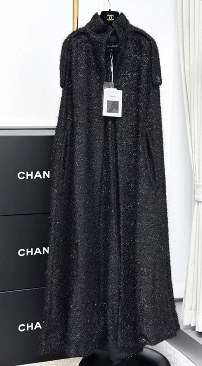 Chanel 19k Black Cape