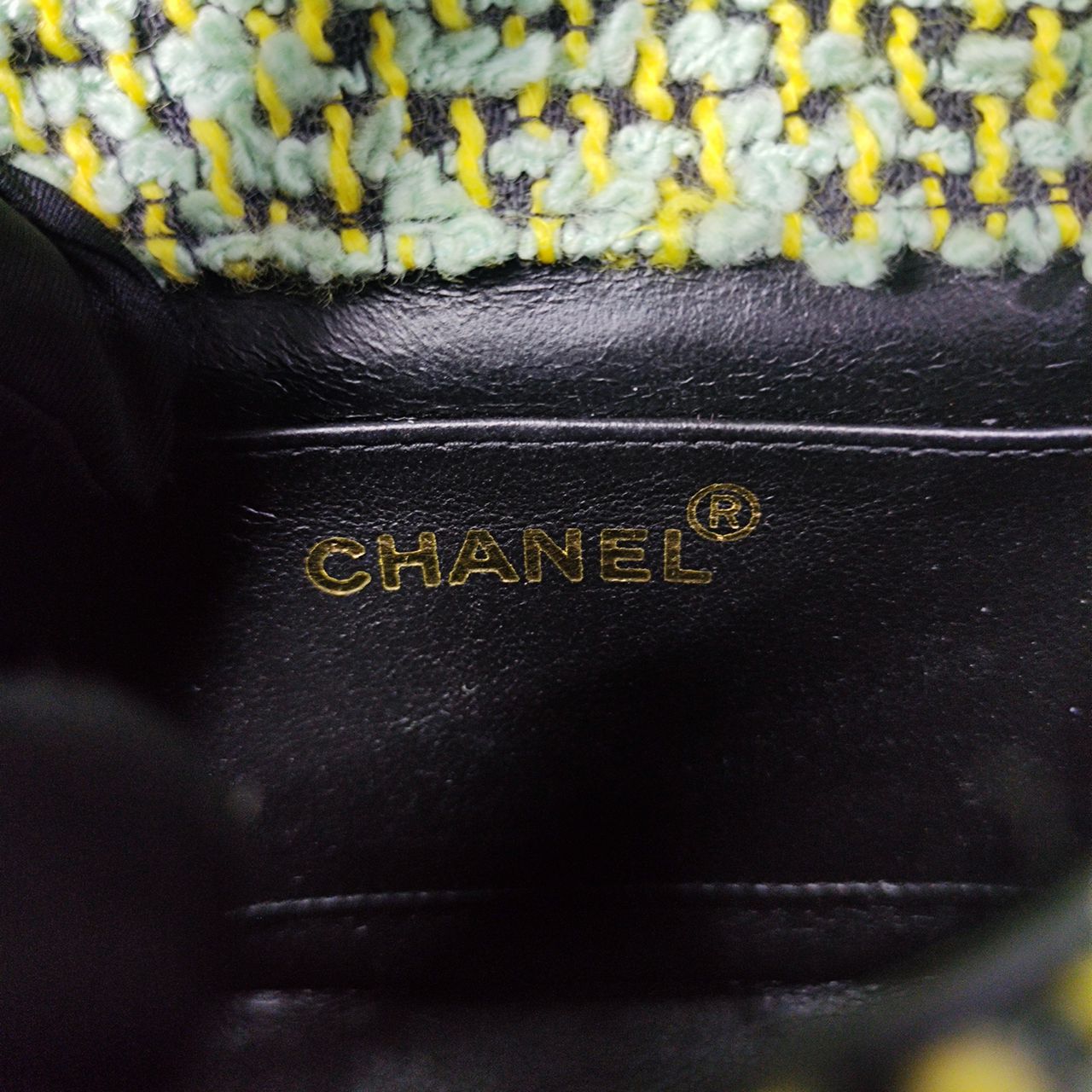 Rare CHANEL 1992 tweed Classic Flap two-in-one handbag set