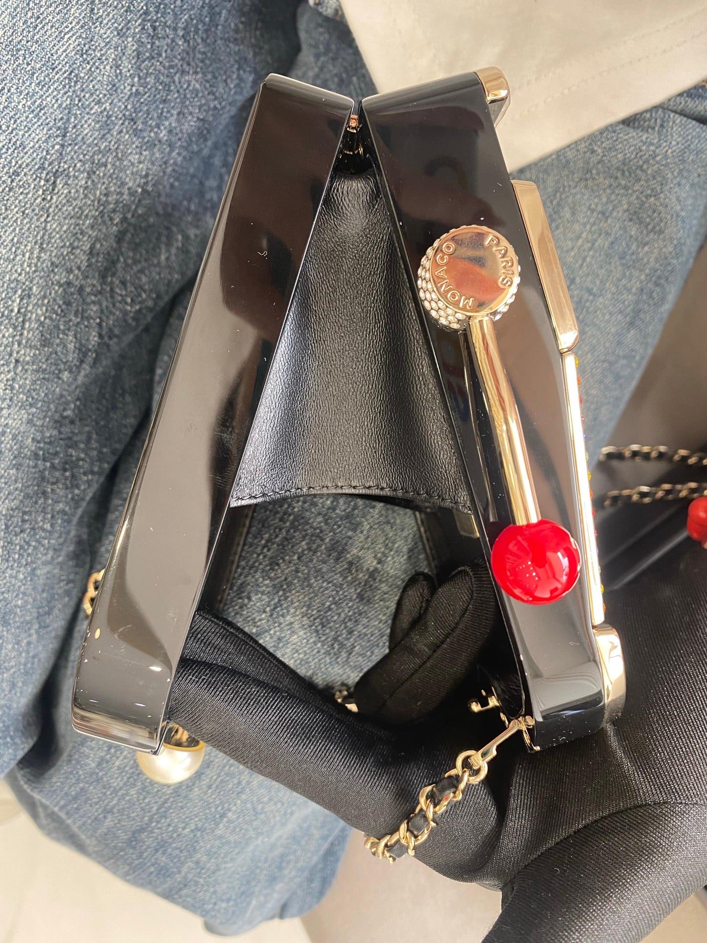 Chanel 23C Monaco Slot Machine Casino Minaudière Evening Clutch Bag