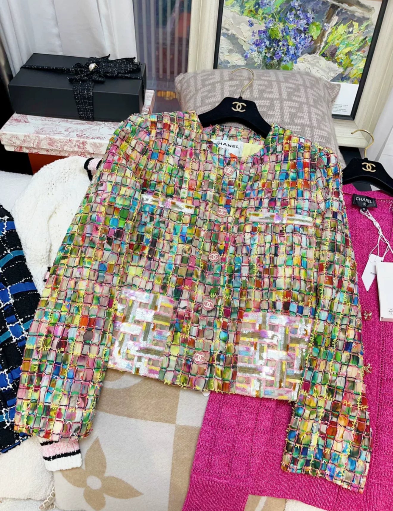 Chanel 21P Multicolor jacket