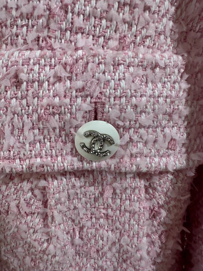 Chanel 22P Pink Tweed Jacket