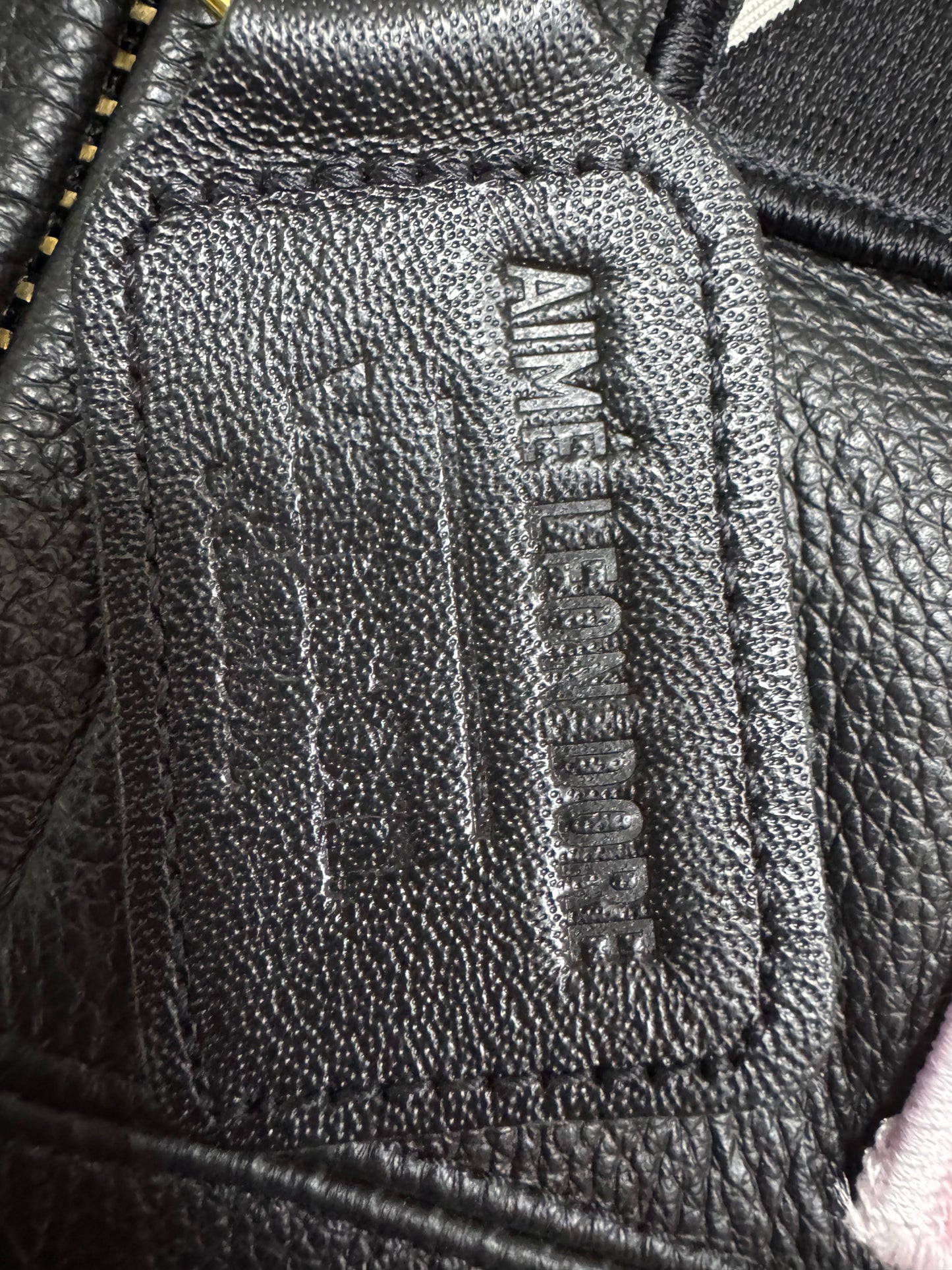 Aimé Leon Dore/ Vanson distressed Leather Moto Jacket - size M