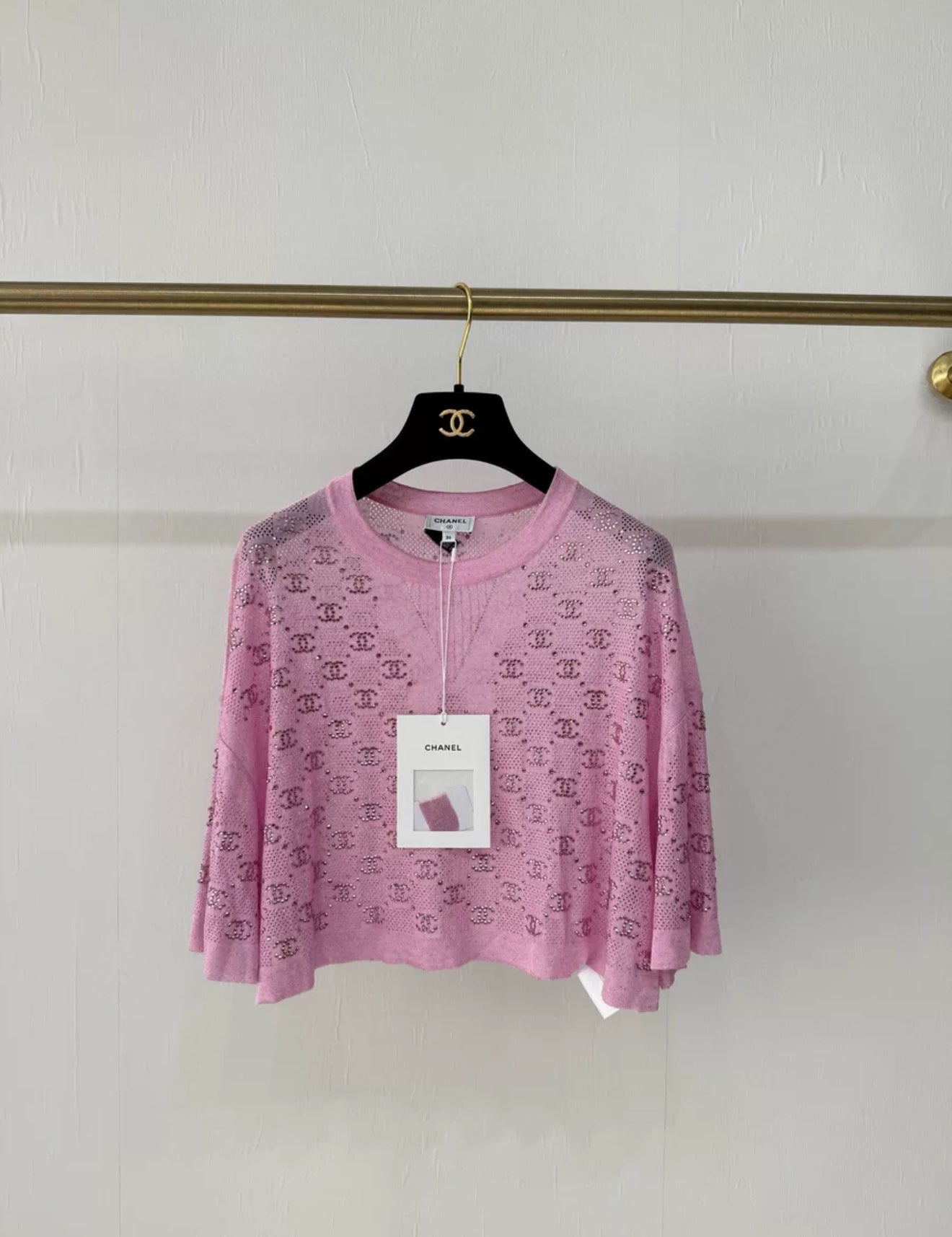 Chanel 23P pink top