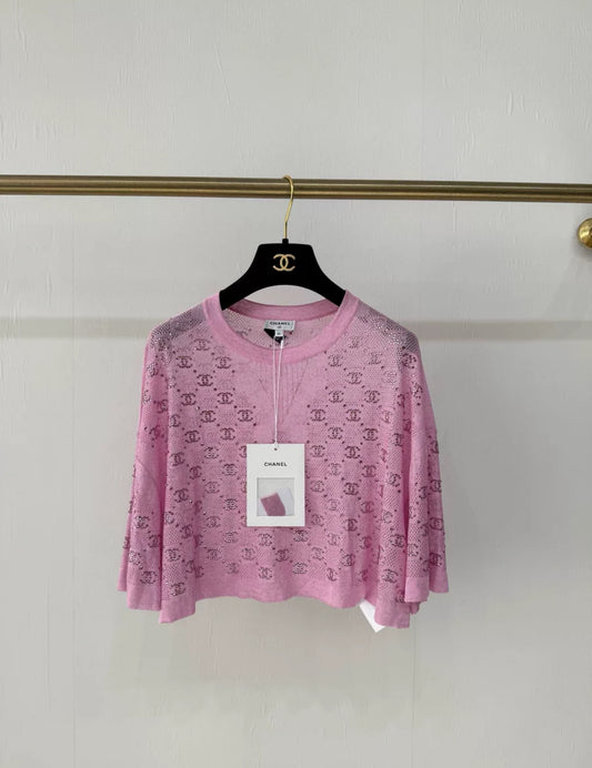 Chanel 23P pink top