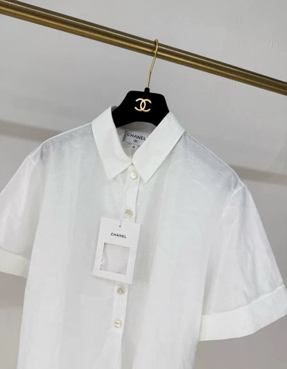 Chanel 24C white shirt