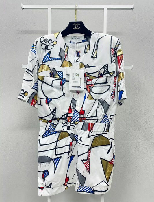 Chanel 19A Graffiti Dress