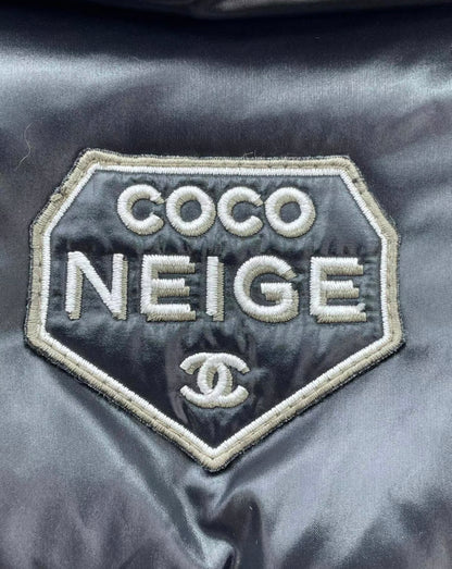 Chanel Coco Neige Chanel Puffer Jacket Puffer Chanel Grey Size 38