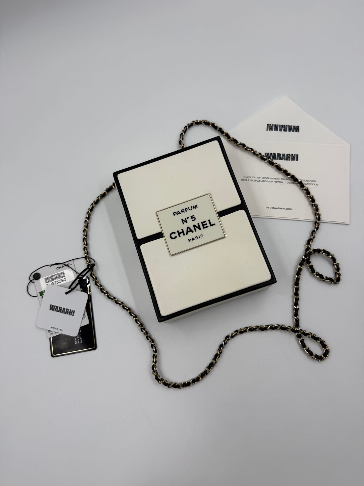 Chanel No.5 Perfume Box Minaudière Clutch Bag 2021
