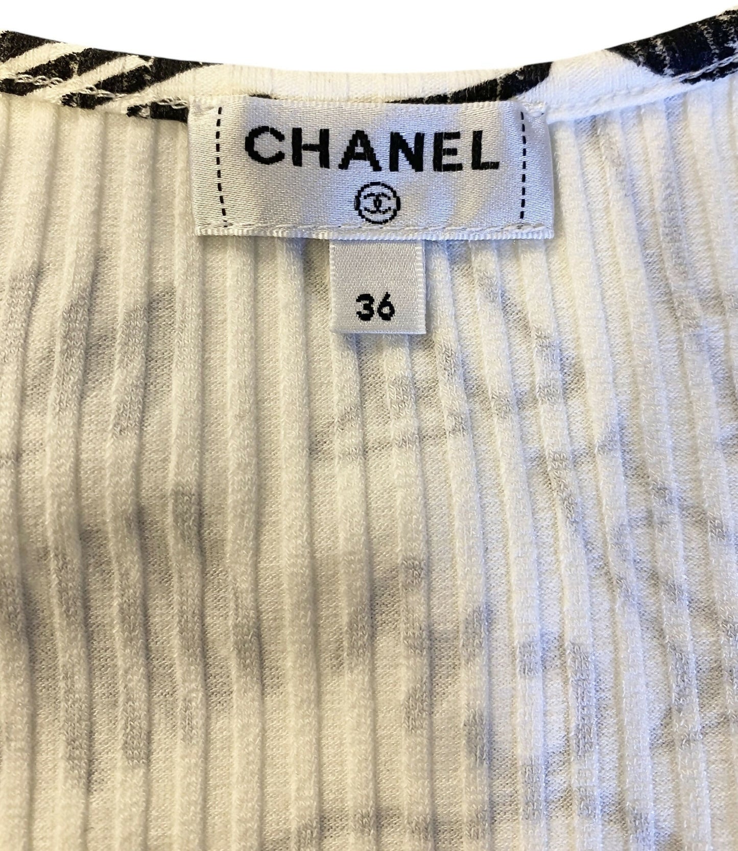 Chanel 19A Paris-New York Egypt Graffiti Tank Top Size FR 36