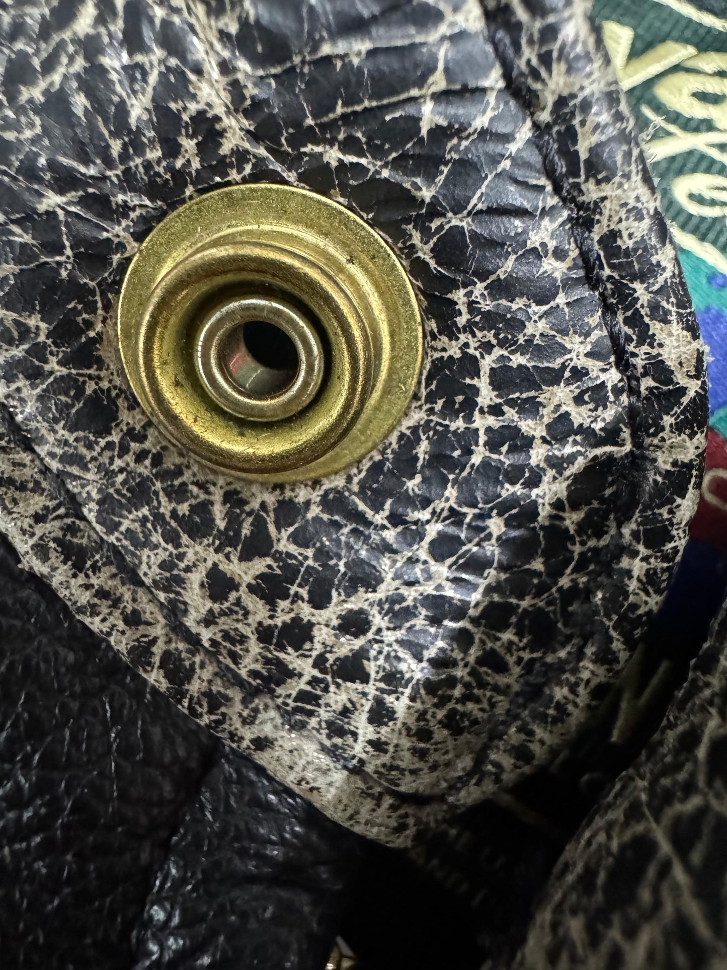 Aimé Leon Dore/ Vanson distressed Leather Moto Jacket - size M