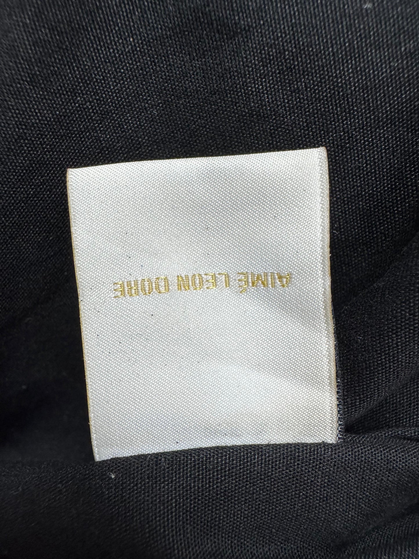 Aimé Leon Dore/ Vanson distressed Leather Moto Jacket - size M