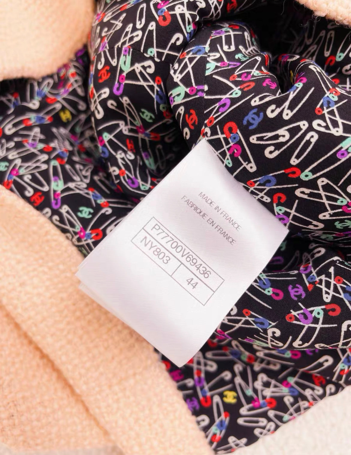 シャネル　chanel■ハンガー　ジャケット用 シャネル ジャケット CHANEL バーガンディ ブラック タータン チェック