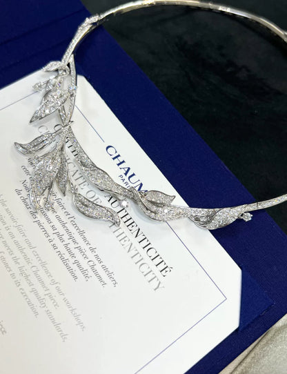 Chaumet LAURIER NECKLACE White gold, diamonds