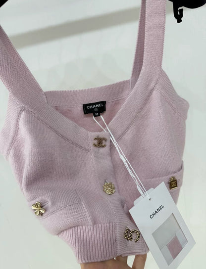 Chanel 22B Pink Vest