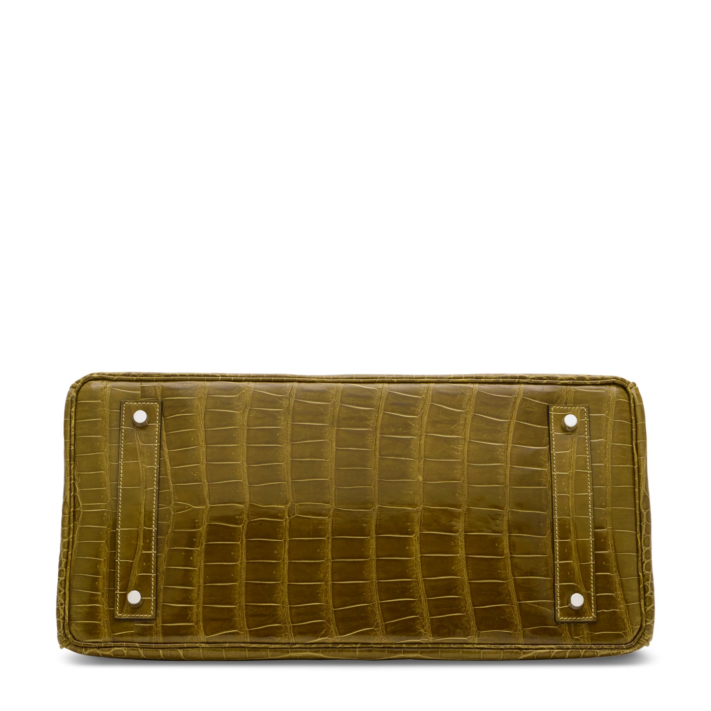 Hermes JPG Birkin Shoulder Vert Anis Shiny Crocodile Leather Palladium Hardware
