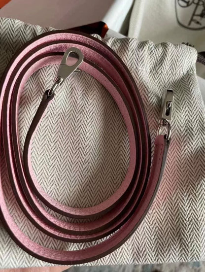 Hermes Mini Kelly II 20 Rose Sakura Chèvre Palladium Hardware