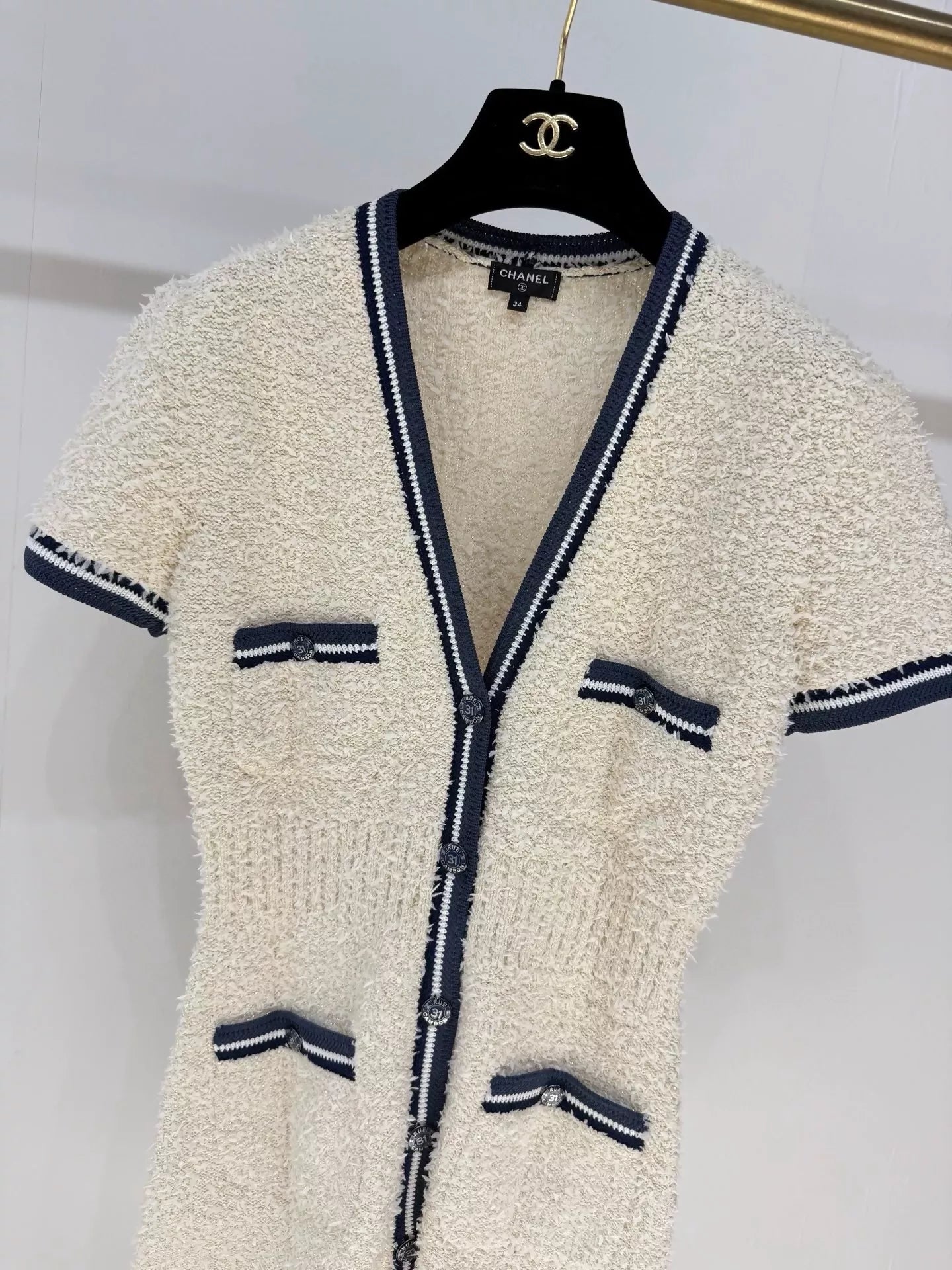 Chanel 19P ecru dress