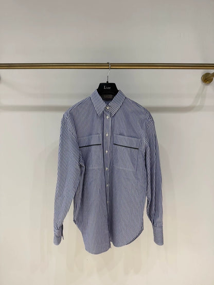 Brunello Cucinelli striped pocket shirt