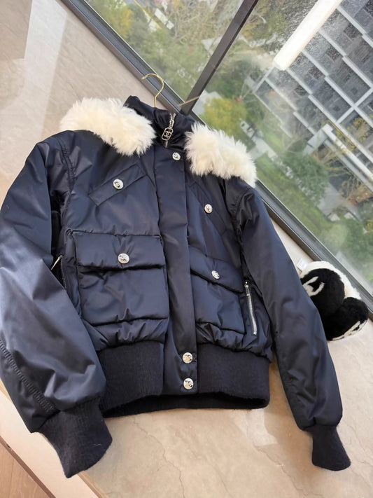 Chanel 23N ski collection blue jacket