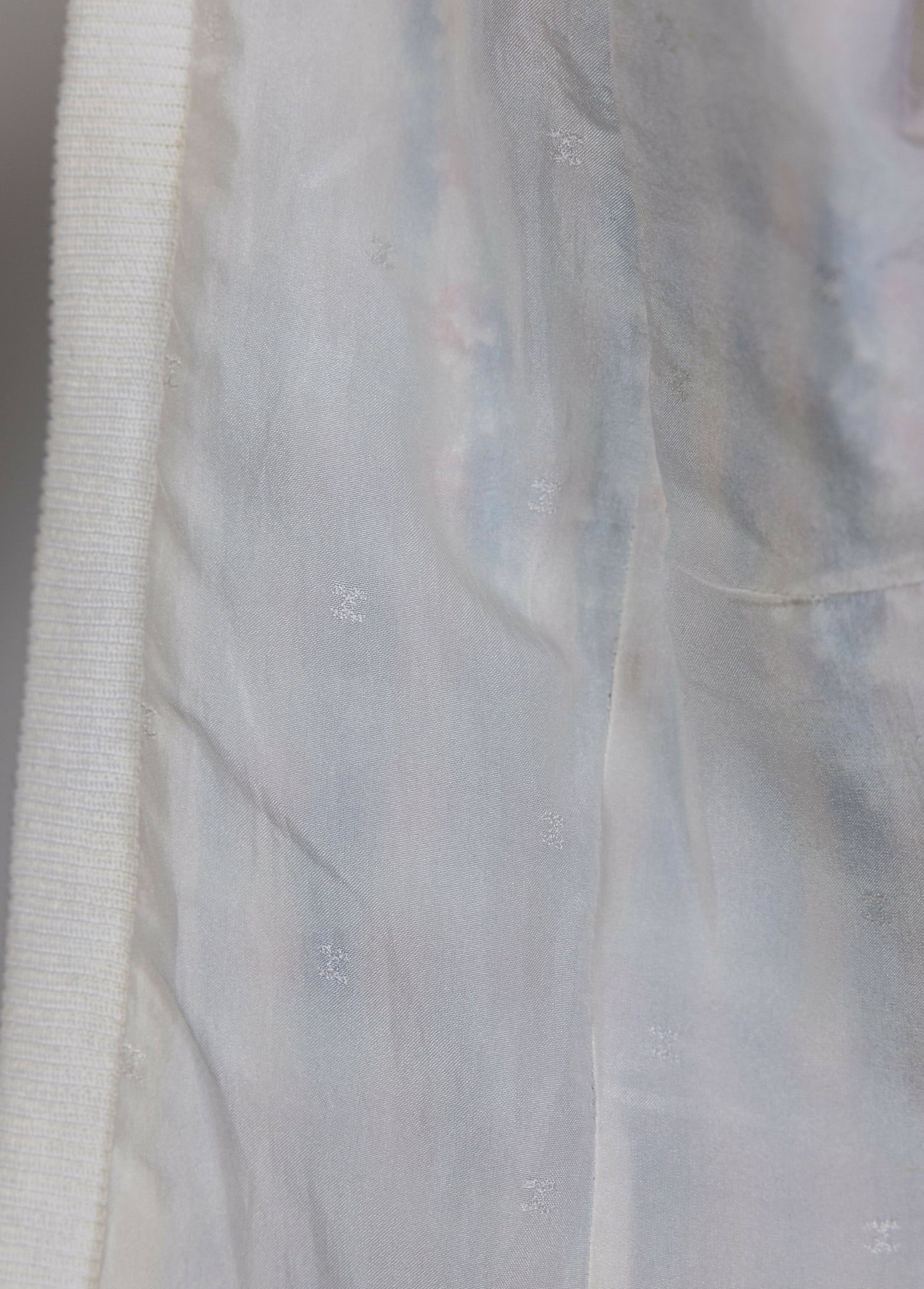 Chanel 1992 Spring/Summer Vintage Blue Tweed Skirt Set