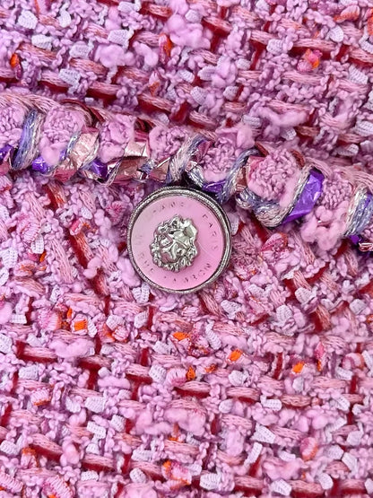 Chanel 22P pink tweed vest