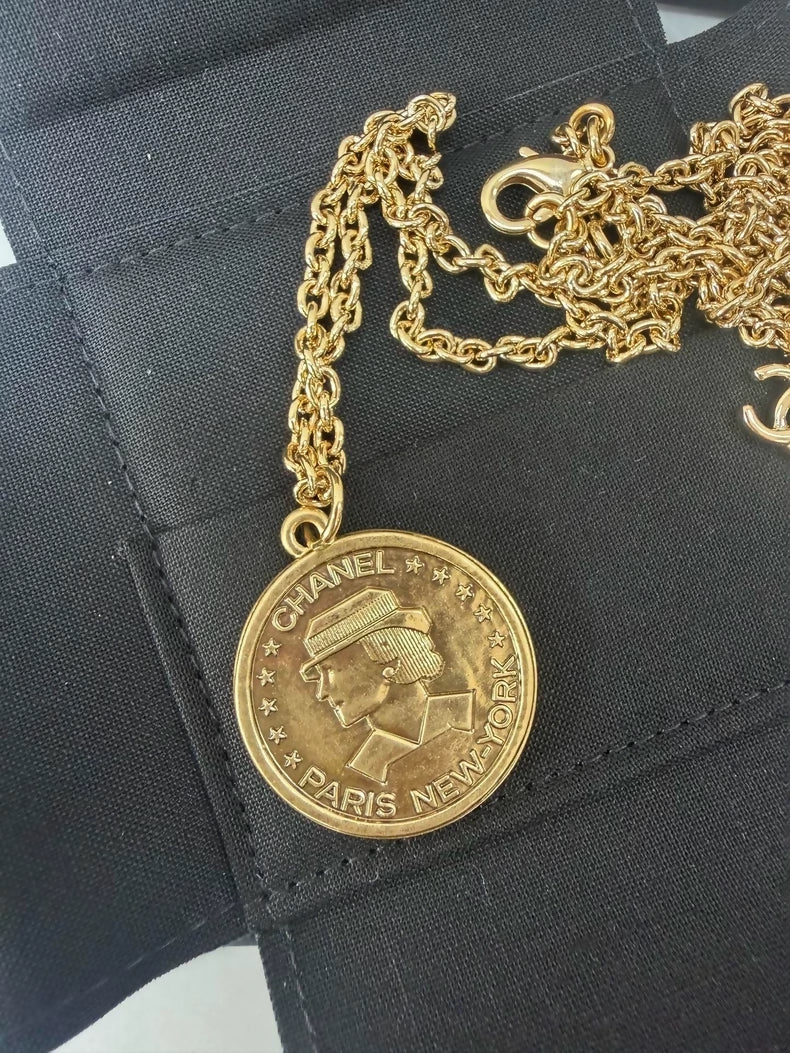 Chanel 26A Vintage Coin Necklace
