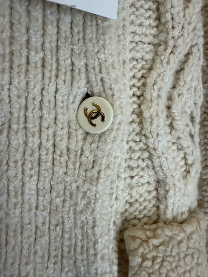 Chanel 18B wool and cashmere blend cardigan