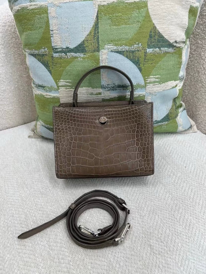 Loro Piana crocodile leather tote bag