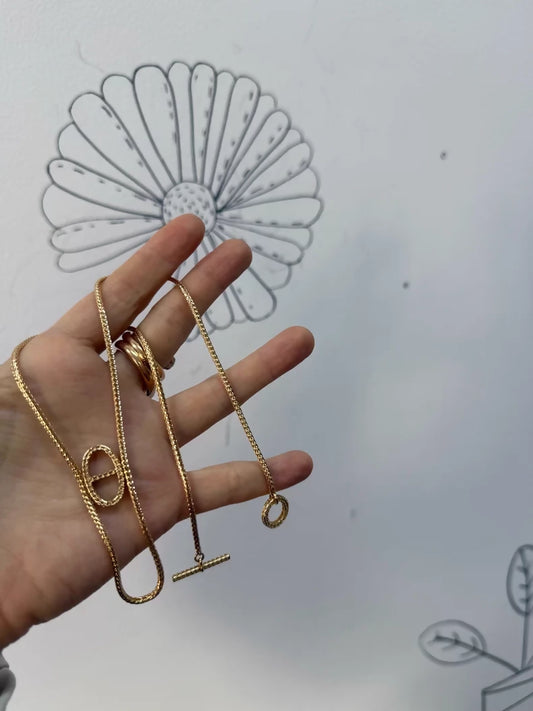 Hermes 18k gold Chaine Dancre Series H Necklace