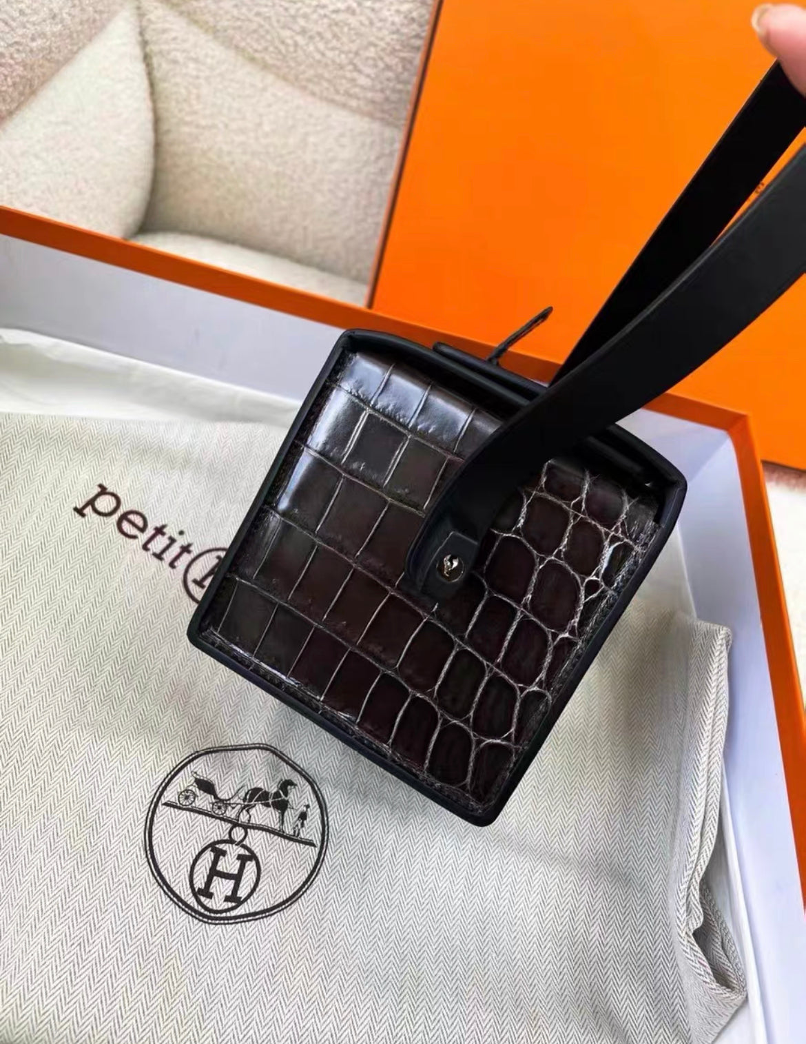 HERMES PETIT H LIMITED EDITION ROBOT HANDBAG