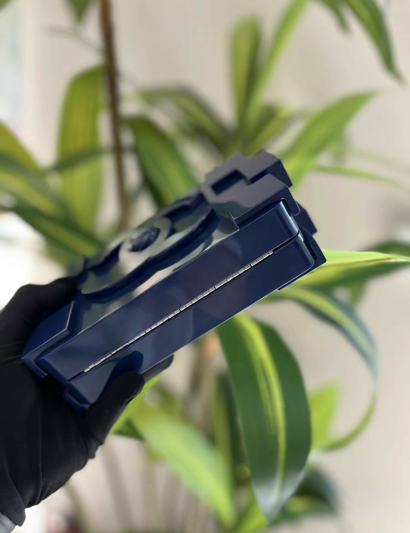 Chanel Lego Navy Clutch box