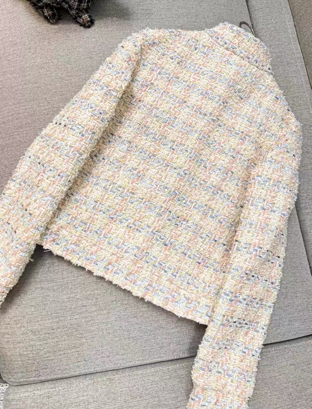 Chanel 25P Multicolor tweed jacket
