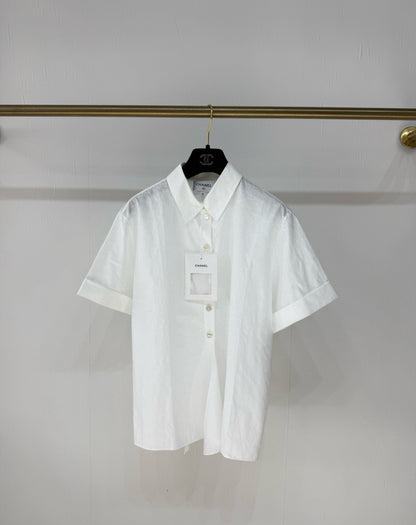 Chanel 24C white shirt