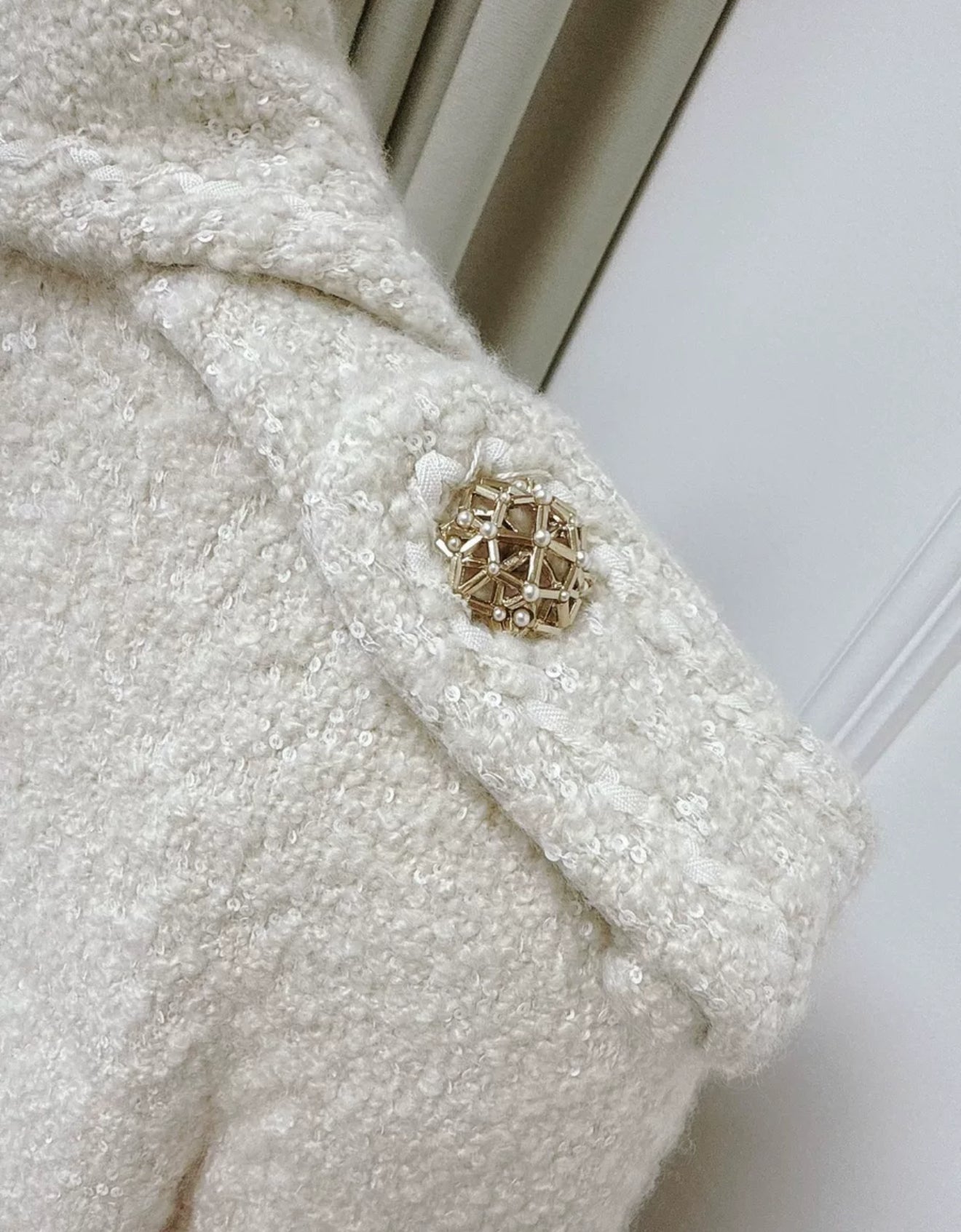 Chanel 15 AW Haute Couture ecru jacket