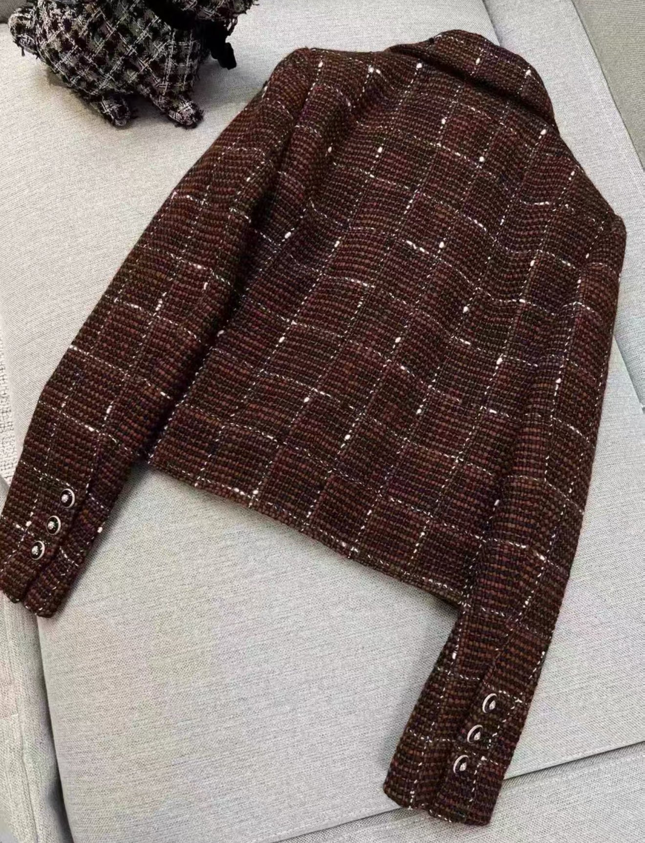 Chanel 24A Brown tweed jacket
