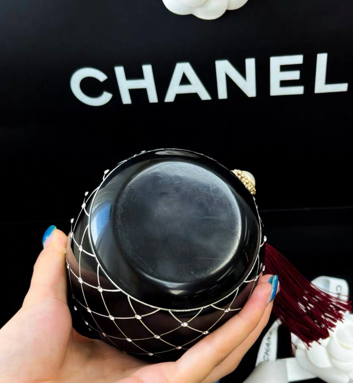 CHANEL Limited Edition Bombay Doll Clutch Bag