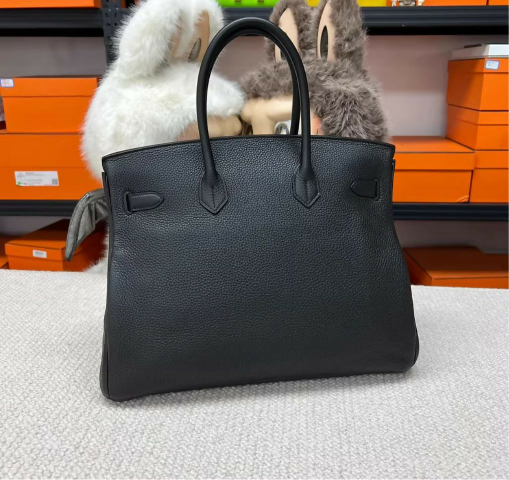 Hermès Birkin 35 Black Togo Leather Palladium Hardware