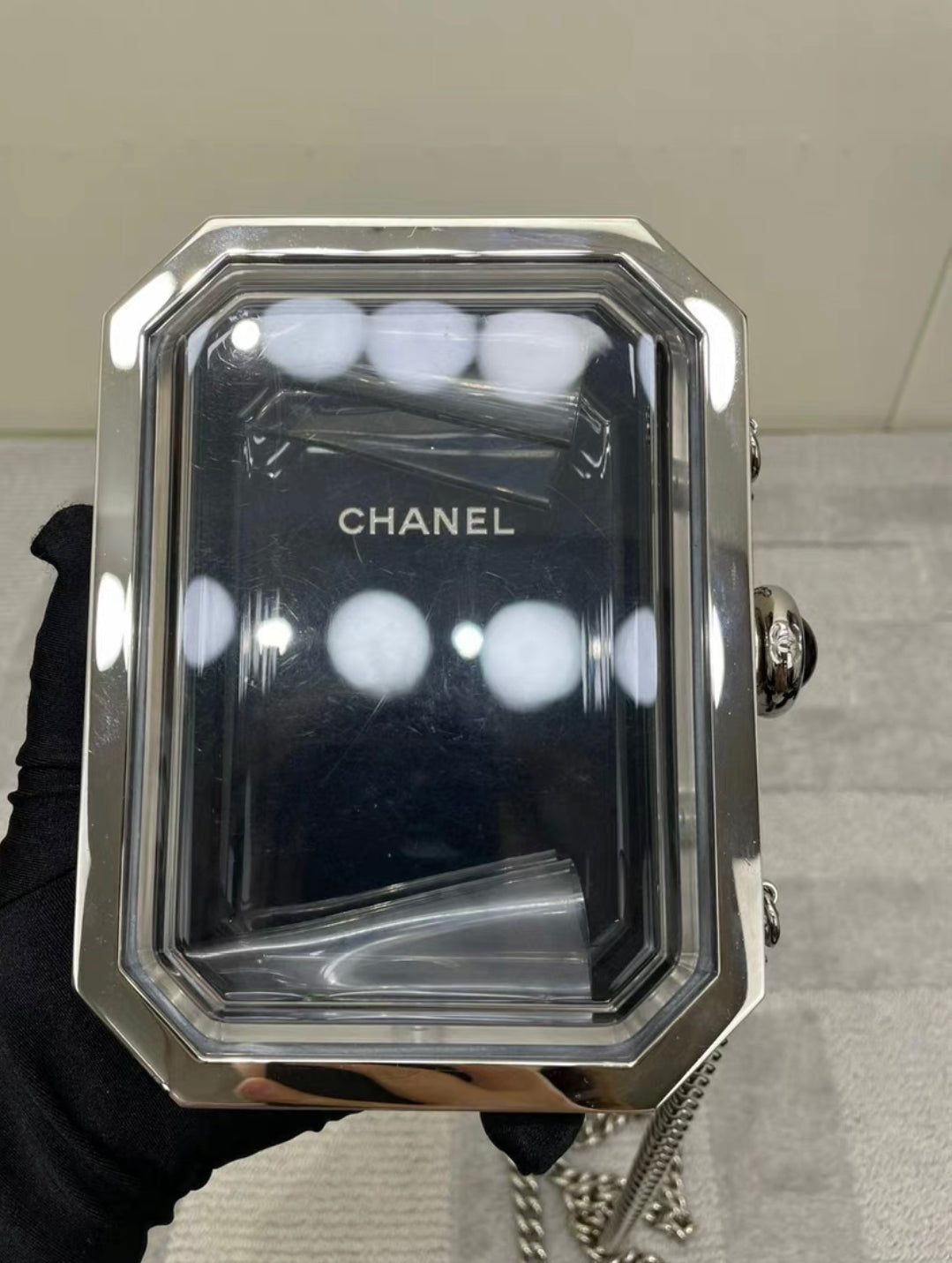 Chanel Vintage See-Through Minaudiere