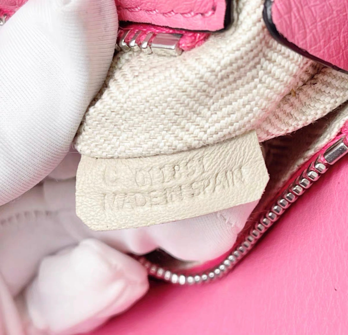 Loewe Pink LOEWE Mini Puzzle Satchel – Wararni.com