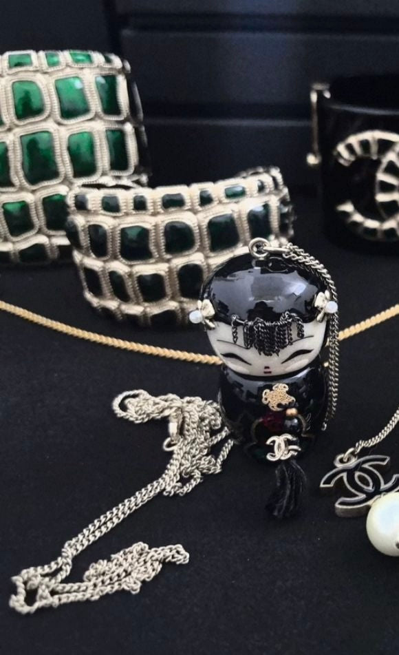 Chanel 2009 Fall Paris-Moscow Matryoshka Doll Moscow chain necklace