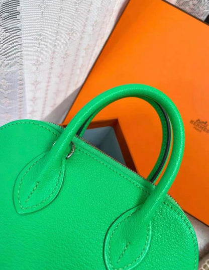 HERMES Bolide 1923 Green Shoulder bag