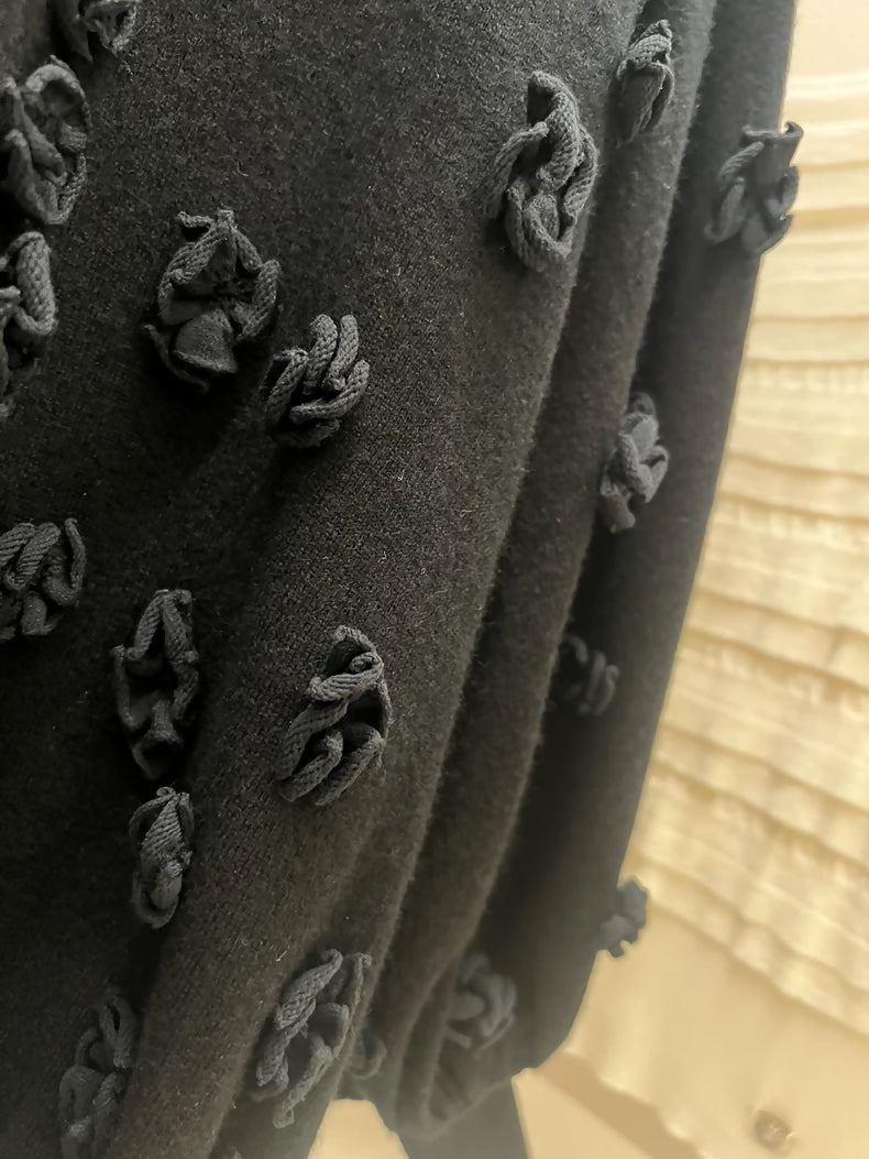 Chanel black cashmere sweater