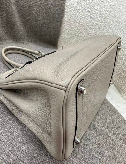 Hermès Birkin 30 Gris Meyer Clemence Palladium Hardware