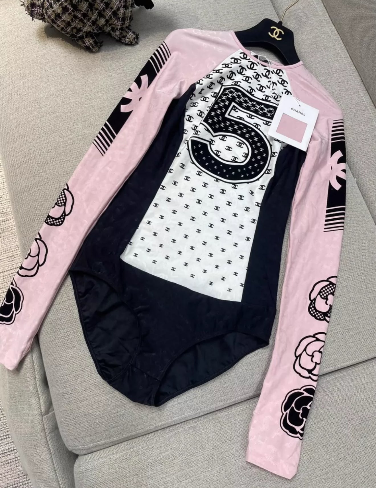 Chanel 22N N5 pink jumpsuit