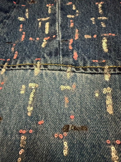 Chanel 23A blue denim jeans