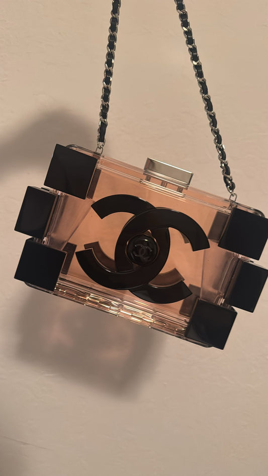 Rare Chanel Lego clutch minaudière