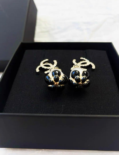 Chanel 21C Pearl Earrings