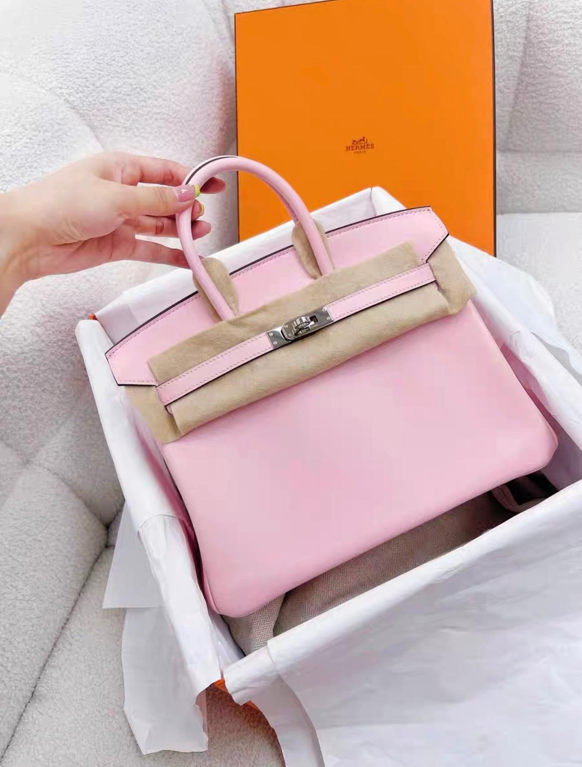 Hermès Birkin 25 Rose Sakura Swift
Palladium Hardware