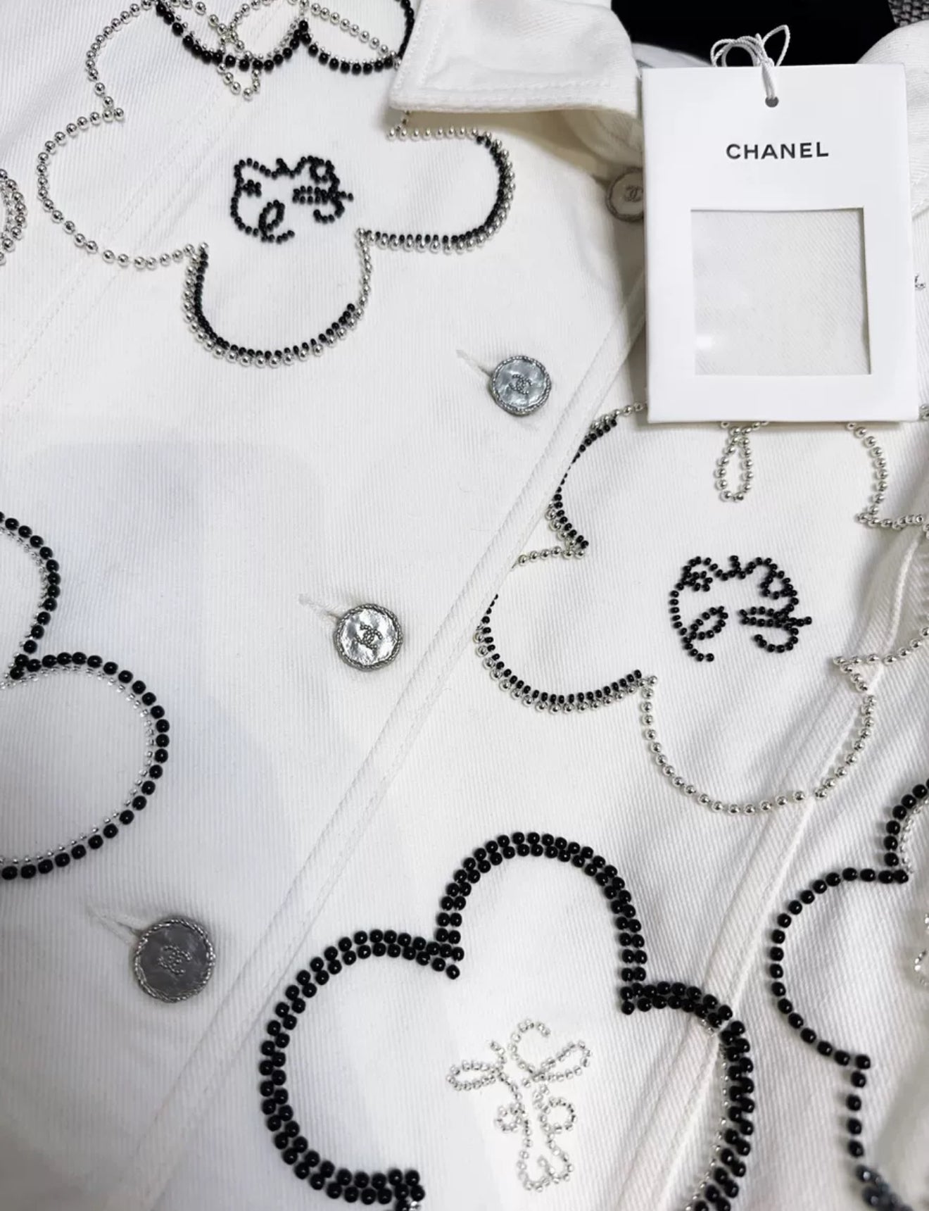 Chanel 22A White Denim Jacket – Wararni.com